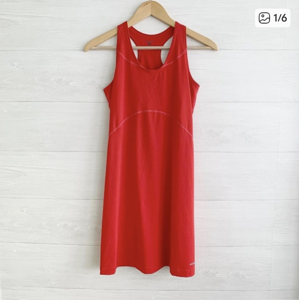 Patagonia Womens Red Athletic Dress Size Small
